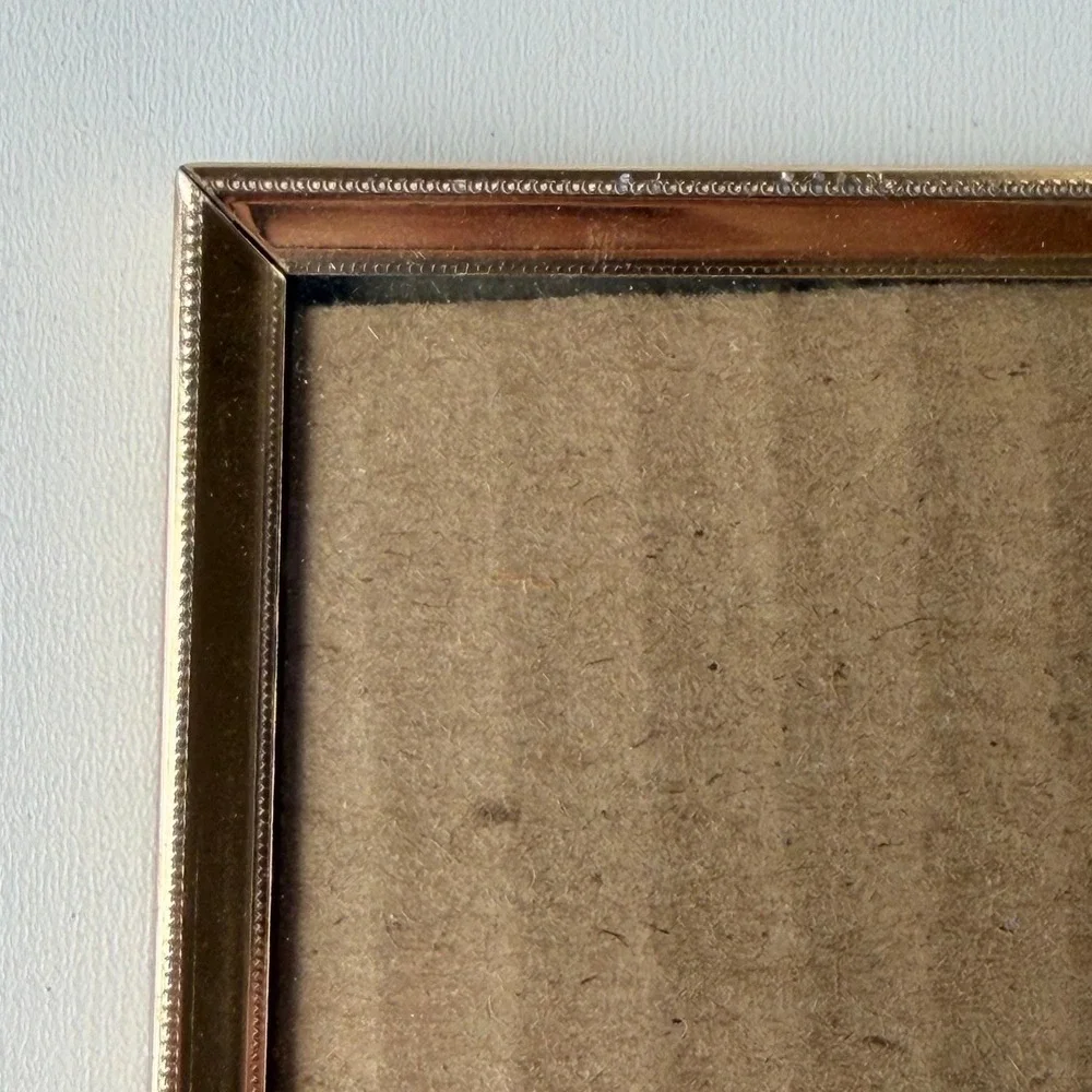Vintage Gold Metal Picture‎ Frame 3x4 Ornate Old World Cottage French